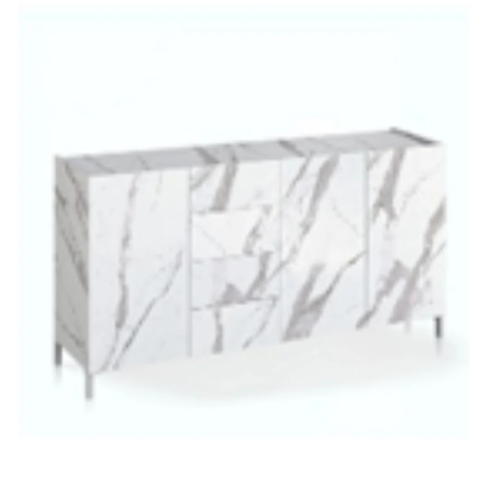 Large Eddy White Marble sideboard