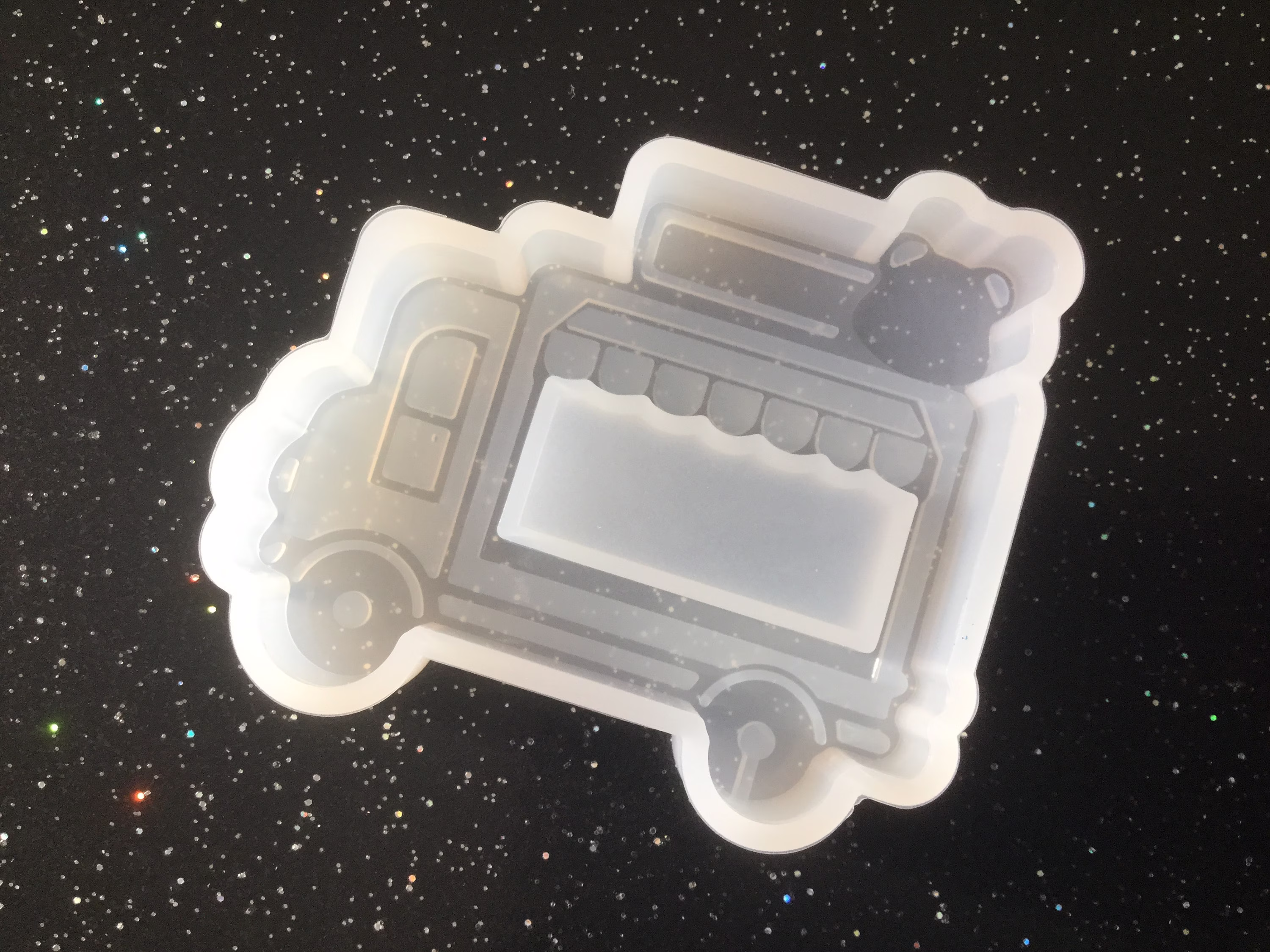 Ice Cream Truck Shaker Mold Set , Resin Molds Crafts Epoxy Supplies Cute