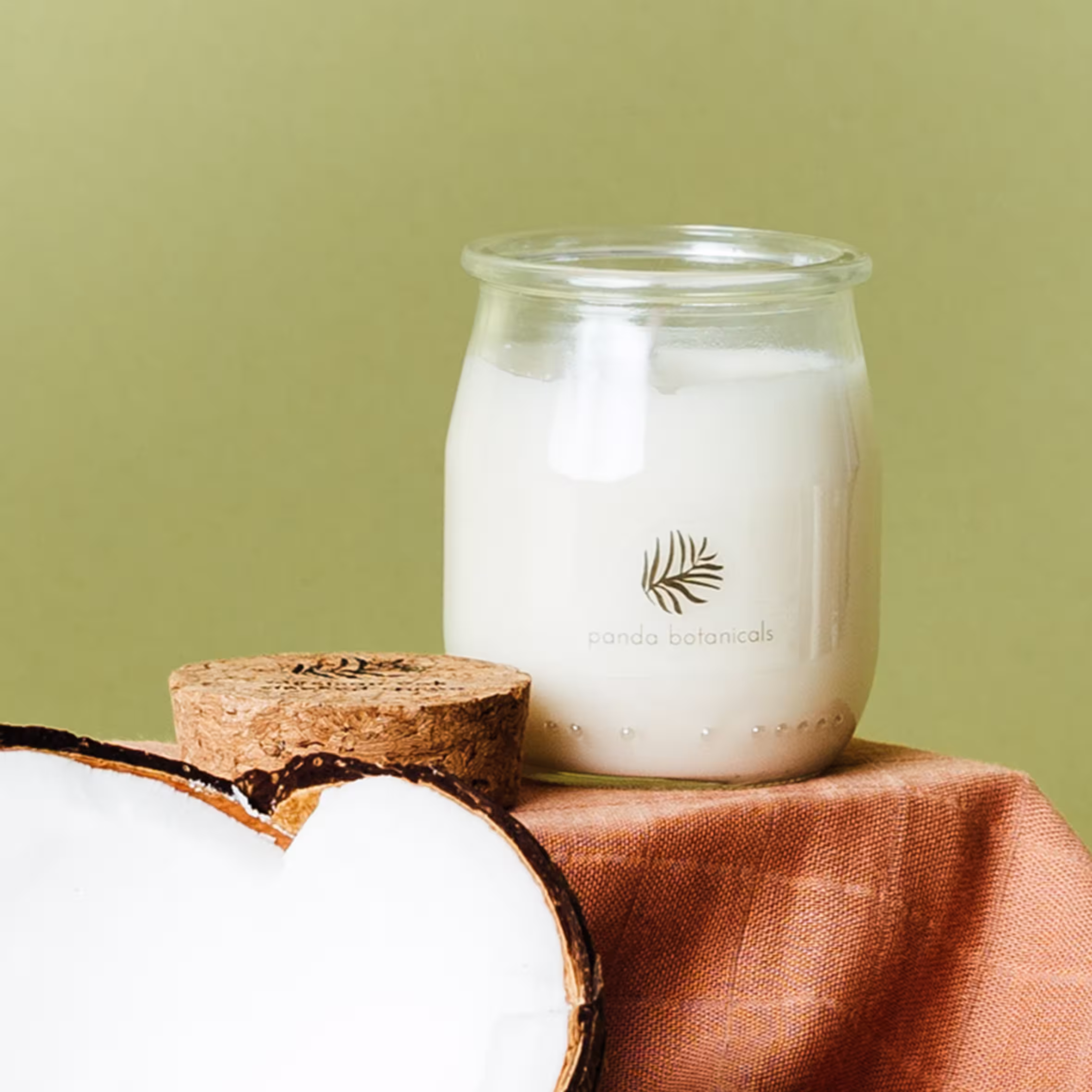 Thai Bamboo & Coconut - Soy Wax Candle Bottle Glass Eco UK