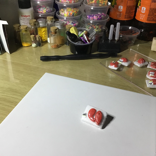 Tiny New York Strip Steaks For Your Doll Collection & Miniature Collectors
