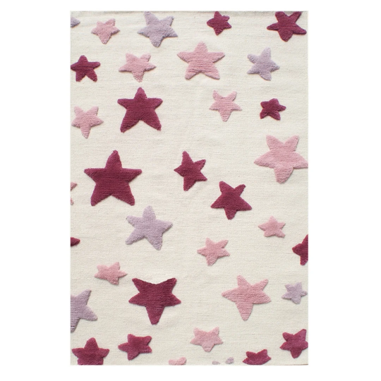 Seastar Handmade Kilim Wool Natural/Pink Rug