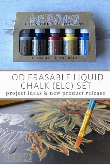 Iod Erasable Liquid Chalk 5 Pack | Iron Orchid Designs Set