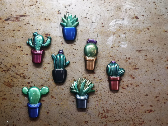 Cactus Fridge Magnets, Cacti Magnets