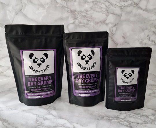 The Every Day Grump Coffee For Grumpy Pandas - Beans & Ground Freshly Roasted in Norfolk