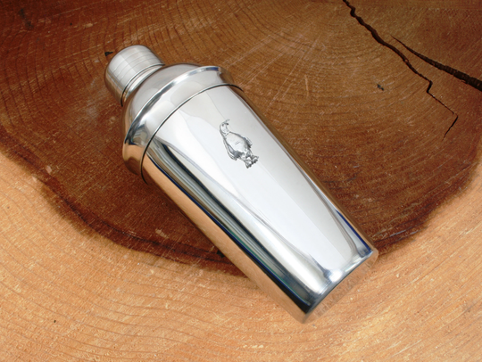 Penguin Cocktail Shaker Mixer With Built in Strainer Free Engraving 264
