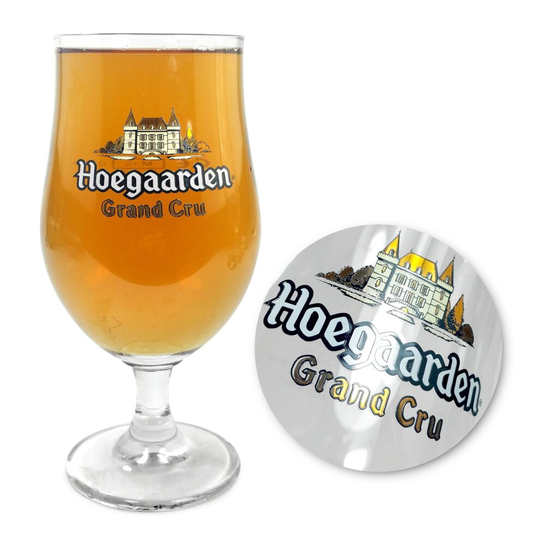 Official NucleatedHoegaarden Grand Cru 33cl Belgium Beer Glass