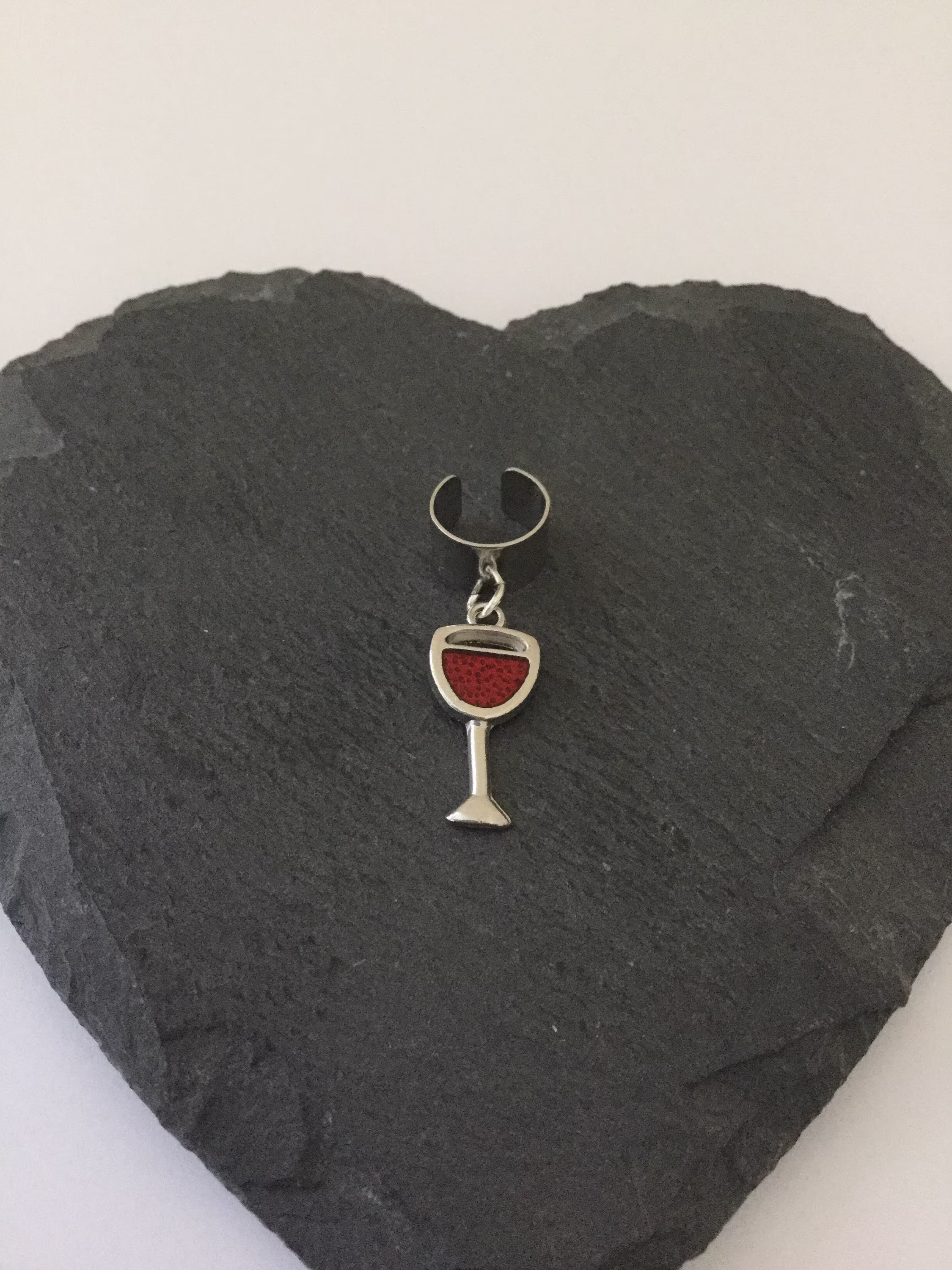 Wine Glass Ear Cuff/Cuffs Non Piercing Wine Jewellery Quirky Lover Gift