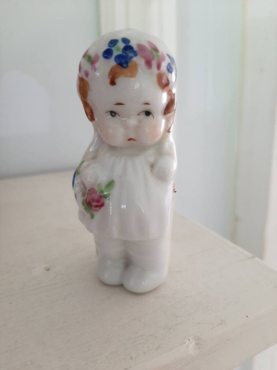 Vintage Lustreware 1940S Bride Shaker Figurine Collectible