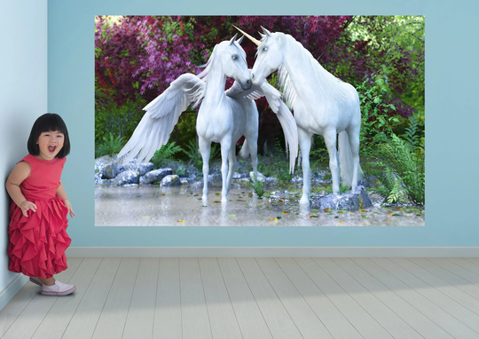 Unicorn Vinyl Sticker - Self Adhesive Wall Sticker, Decal Nursery