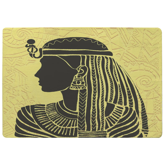 Ramos Egyptian Women Shaggy Yellow/Black Rug