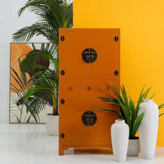 Shepardson 63 Cm Wide 3 Drawer Highboard