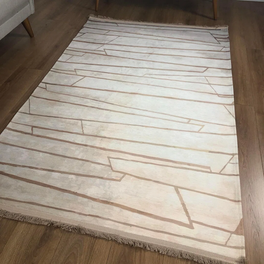 Dalli Flatweave Cotton Beige Rug