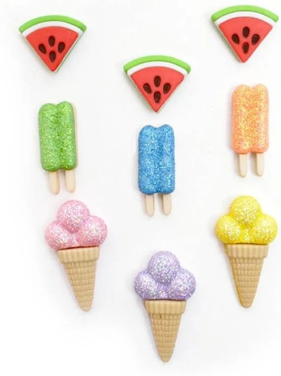 Summer Treats Button/Embellishment