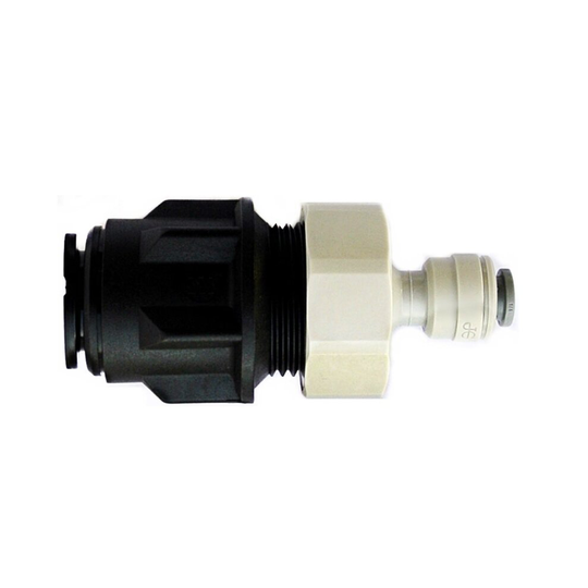 John Guest 15mm Pipe to 1/4" Push Fit - Fridge Water Filter Pipe Adapter