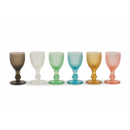 Diamond 6 Piece 50ml All Purpose Wine Glass Set