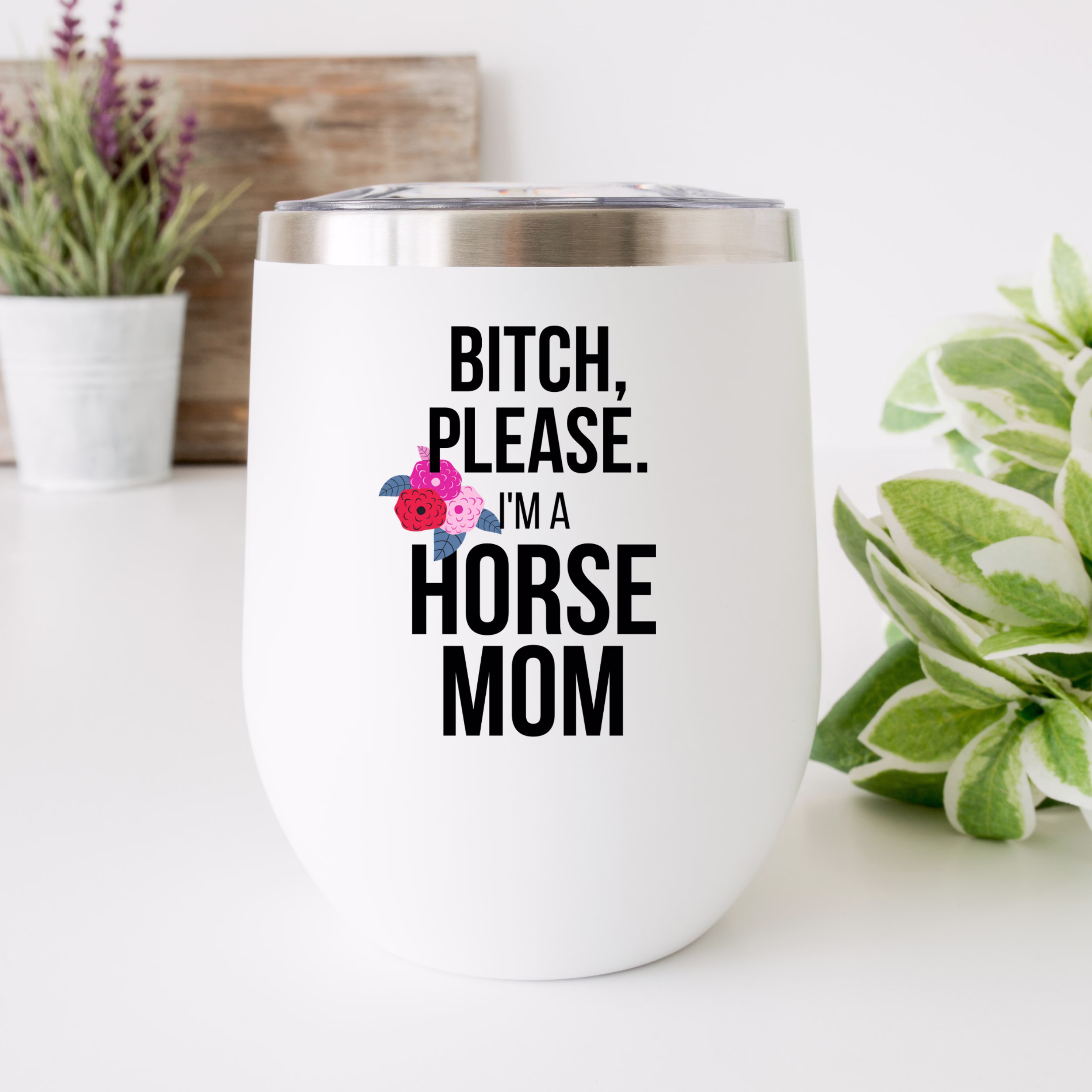 Horse Mom Gift For | Birthday Best Friend Christmas Funny Wine Tumbler Mother's Day