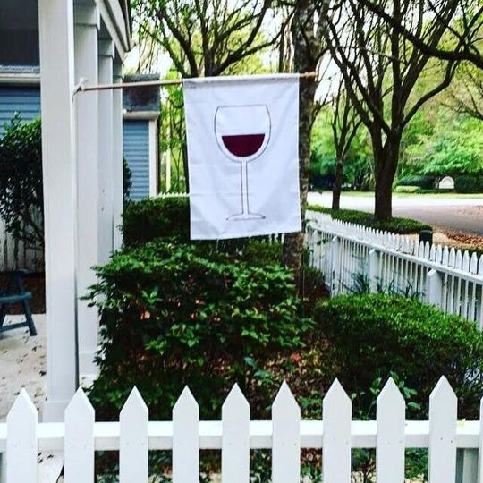 Wine Glass House Banner 28"x39