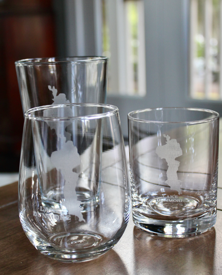 Lake Dunmore, Vt Map Glasses