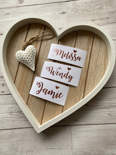 Script Personalised Name Decal, Wine Glass Sticker, Custom Wedding Bridesmaid Box Balloon Diy Bride