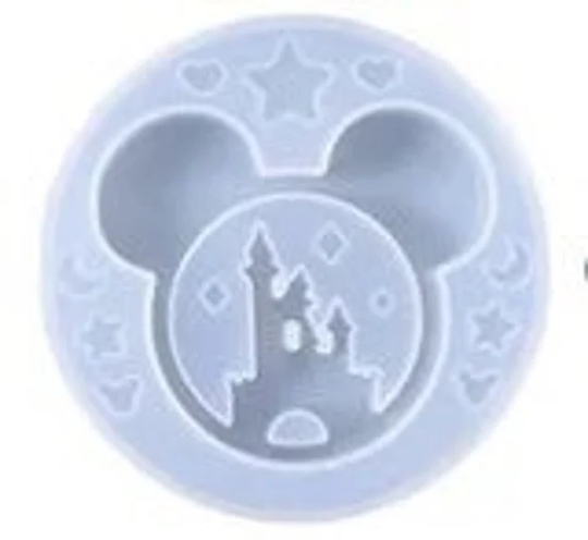 Mickey Princess Castle Shaker Mold | Clear