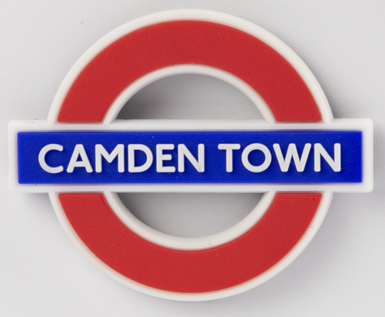Tfl™3012 Licensed Camden Town™ Ductile/Rubber Fridge Magnet