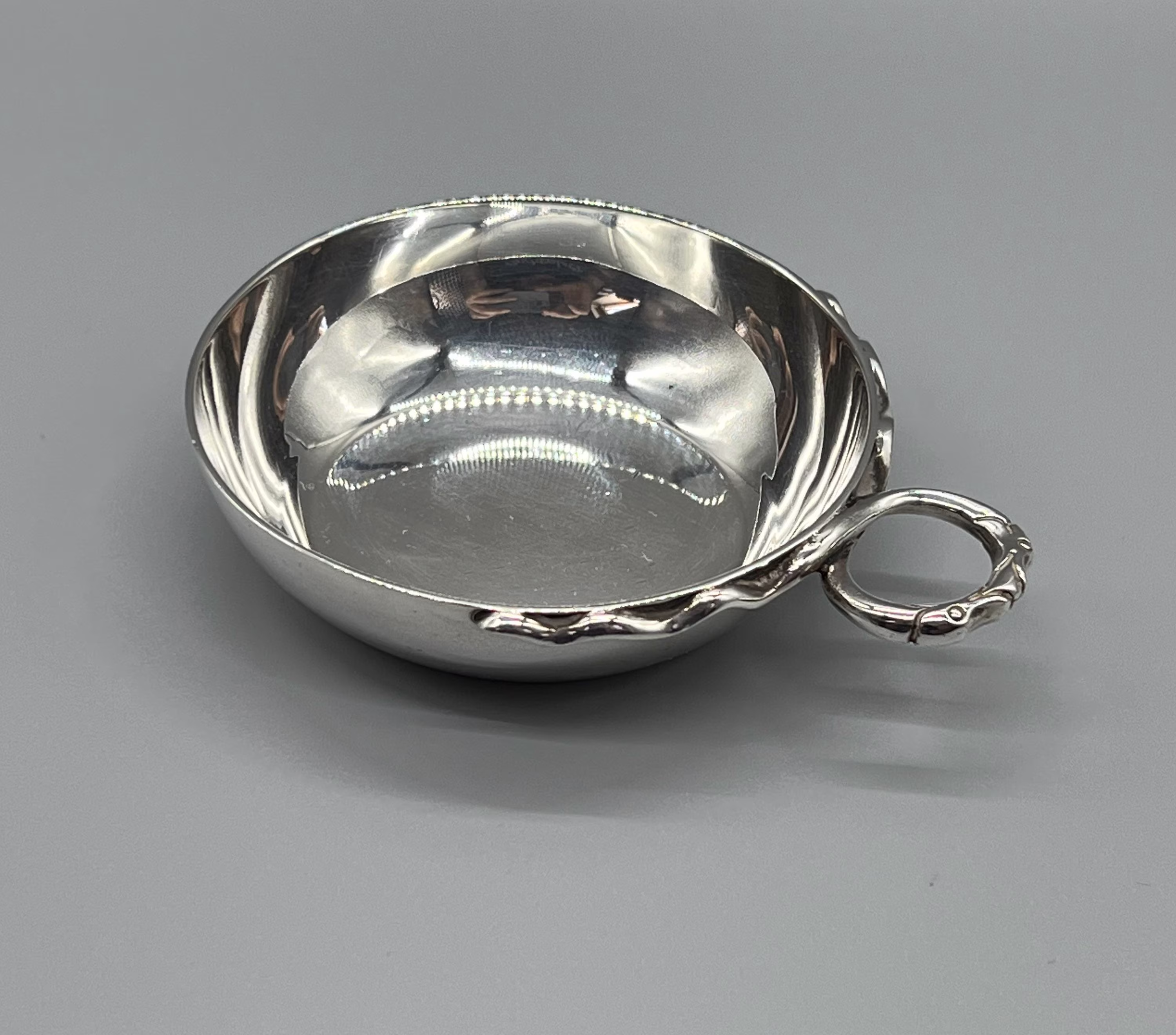 Superb Quality London 1978 Hallmarked Sterling Silver Wine Taster Tastevin 106G