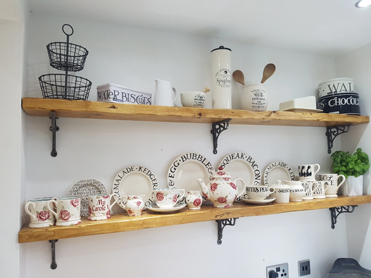 The Breton Rustic & Chunky Shelf With Marks Of Wear