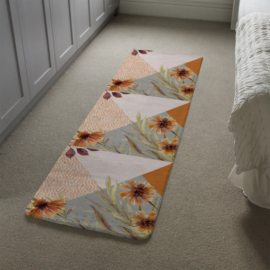 Massingill Autumn Shaggy Orange/Green/Grey Rug
