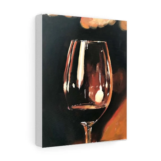 Wine Glass Painting , Still Life Art, Canvas & Paper Prints, Fine Art From Original Oil Painting By James Coates