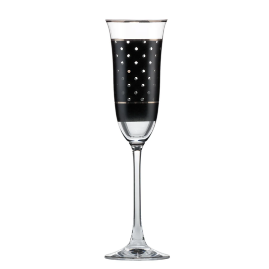 Dots 100ml Glass Flute