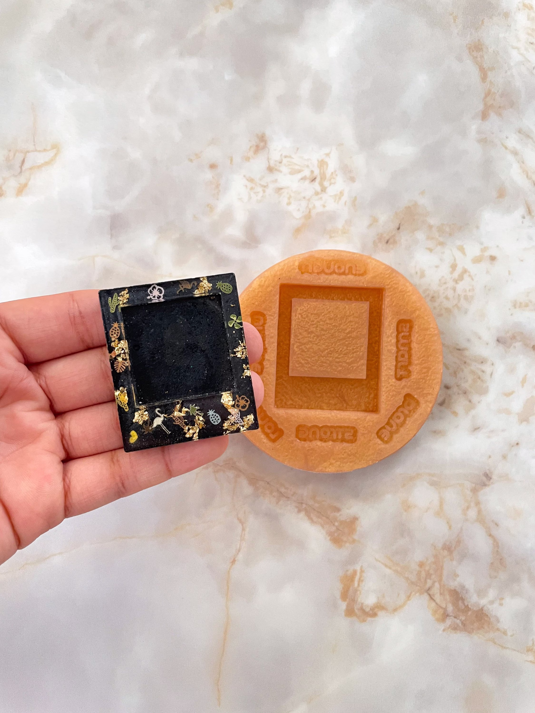 Picture Frame Shaker Silicone Mold - Molde De Marco Para Fotos Photo Frame Image