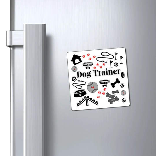 Dog Trainer Magnet 3"x 3