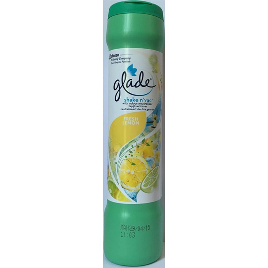Glade Shake N Vac Fresh Lemon 500g x 12 Packs