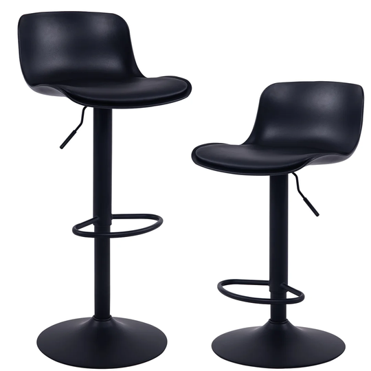 Burdett Height Adjustable Swivel Bar Stool