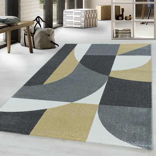 Laxton Flatweave Yellow Rug