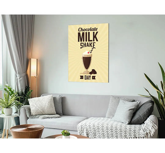 Chocolate Milk Shake Day Metal Print