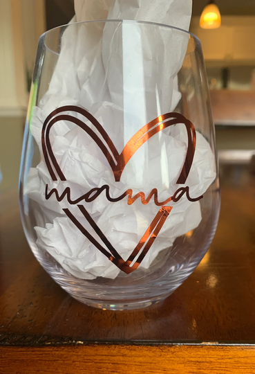 Plastic Stemless Wine Glass - Mama Bae Choose One Of These Designs Or Add A Custom Design