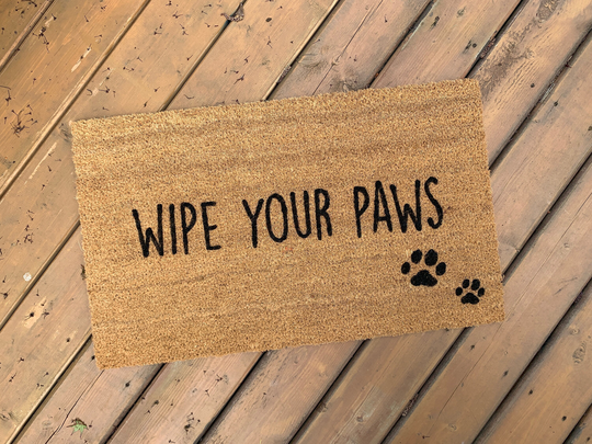 Wipe Your Paws Doormat