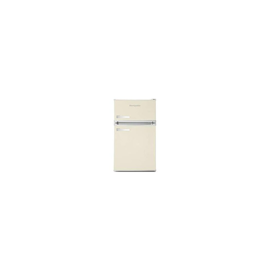 Montpellier MAB2035C | 62L Undercounter Retro Fridge Freezer - Cream