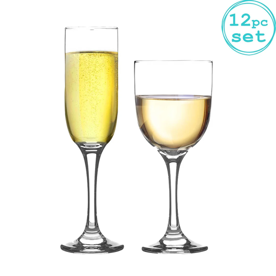 Campana Glass Assorted Stemware Set