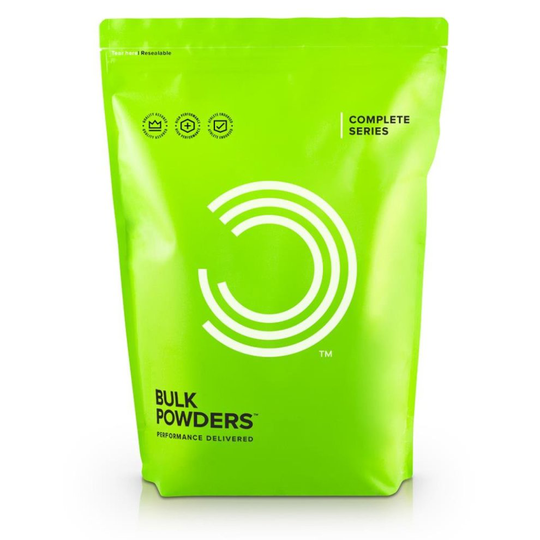BULK POWDERS Complete Mass High Calorie Weight Gain Protein Shake Powder, Strawberry, 1 kg