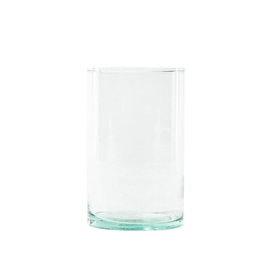 Classic Authentic Handmade Moroccan Water/Beer Glasses, Clear | Set Of 6