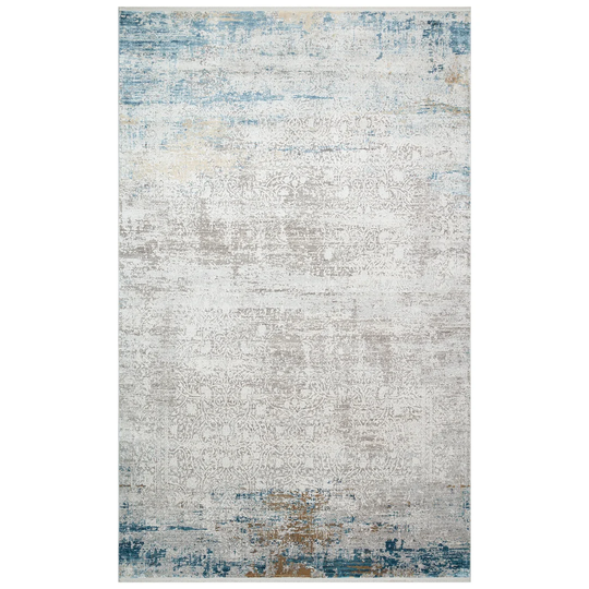 Zetilla Machine Woven Light Grey Rug