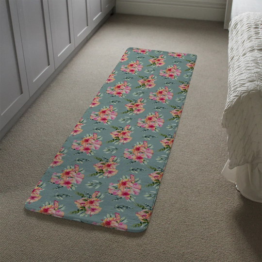 Lizotte Shaggy Green/Orange Rug