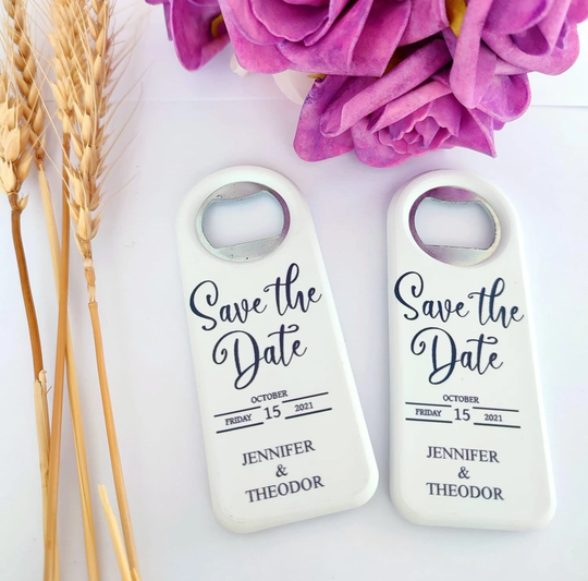 Save The Date Magnet, Bottle Opener Save Magnet