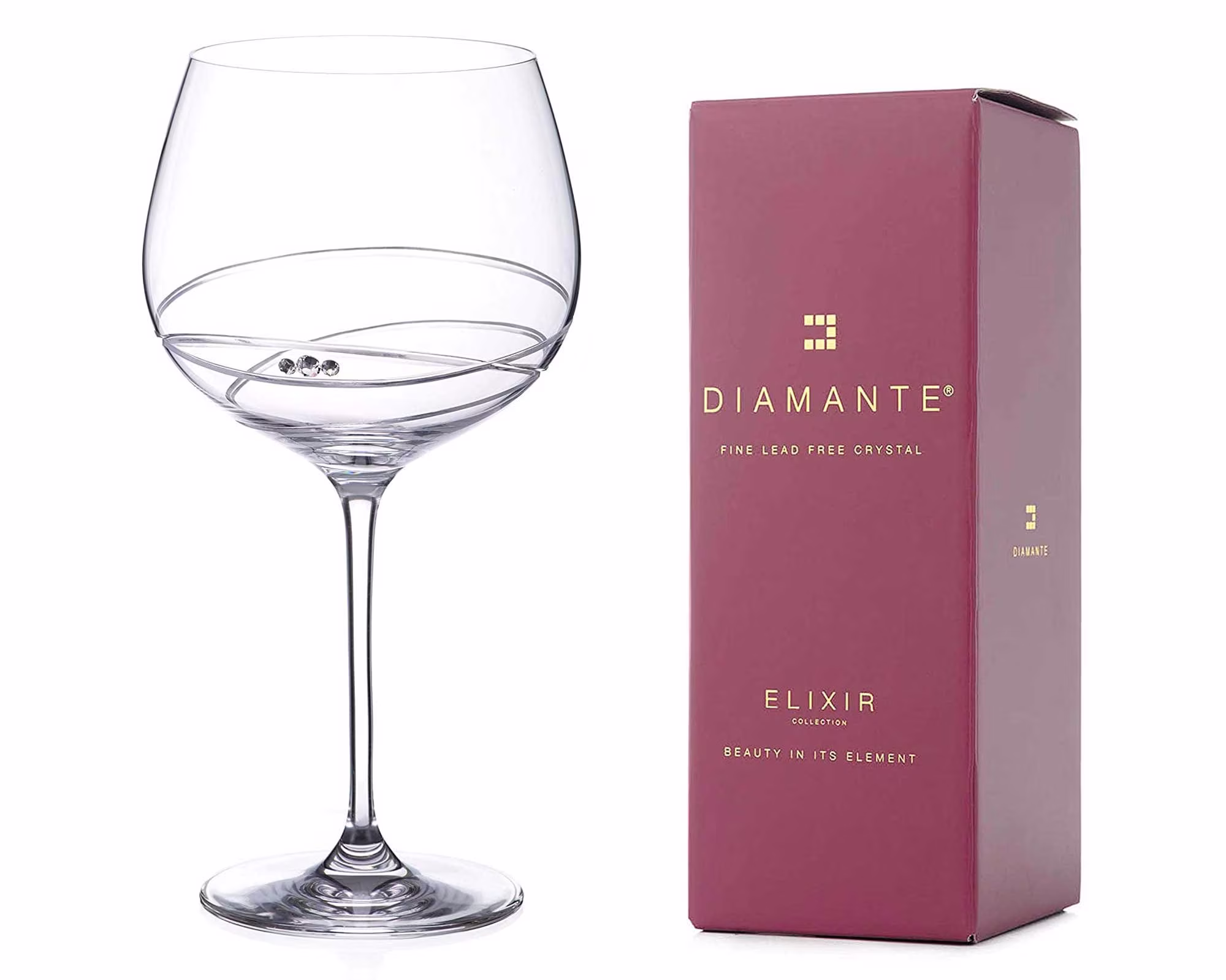 Diamante Swarovksi Gin Glass Copa