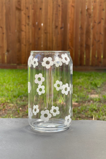 Flower Glass Cup