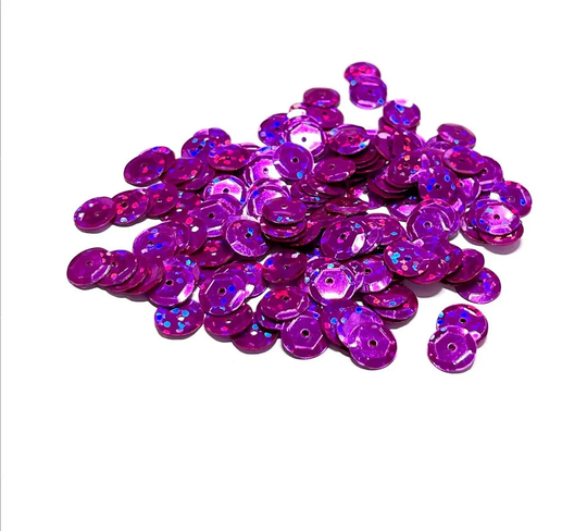 Hologram Orchid Sequins Multiple Sizes Available