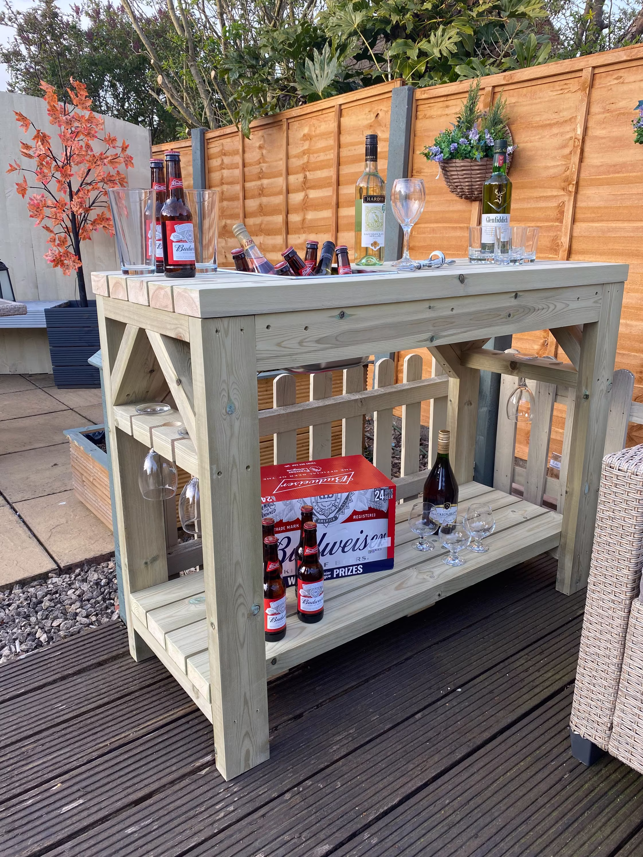 Outdoor Drinks/Bar Table
