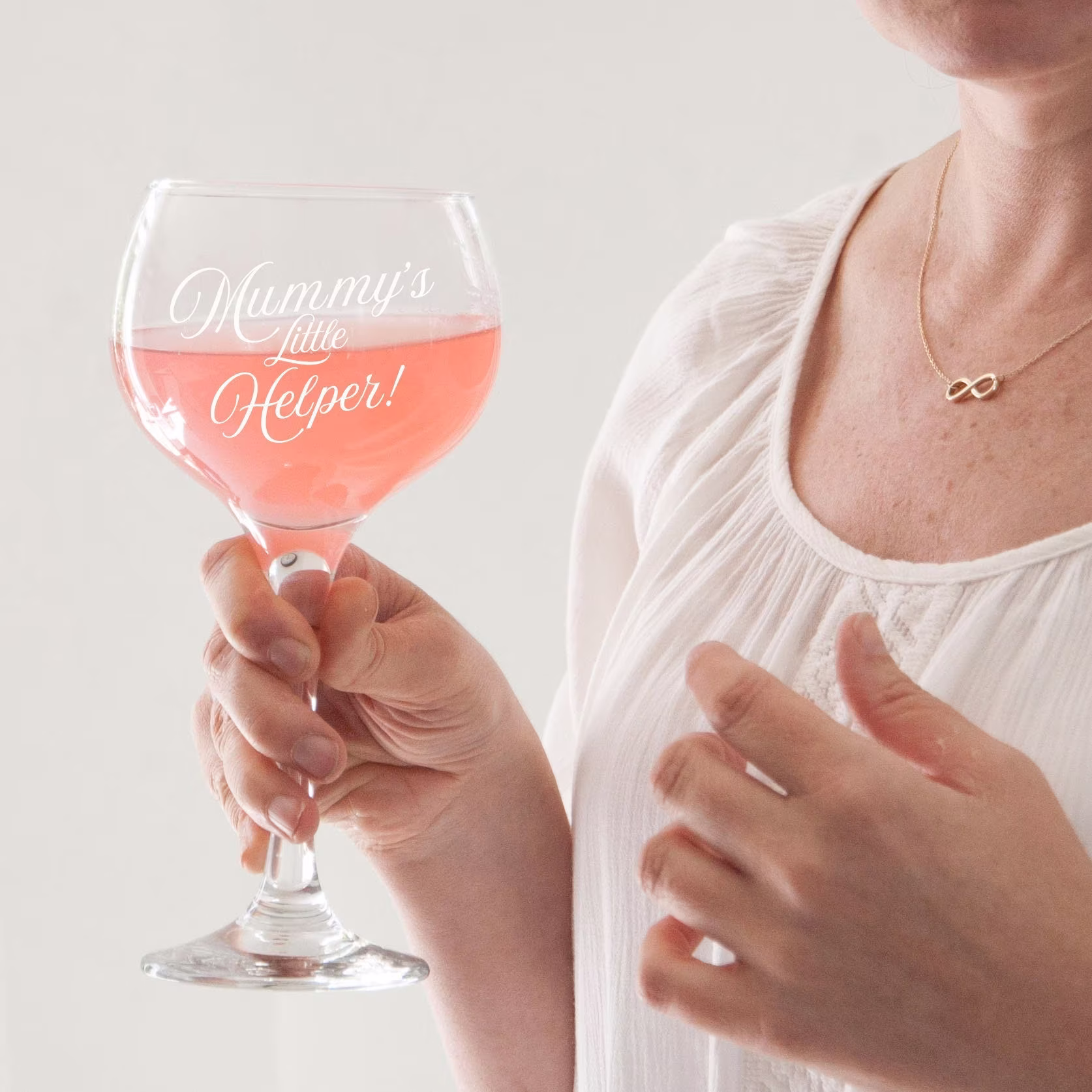Mummy's Little Helper Gin Glass, Engraved Glass For Mum On Mother's Day, G&t With Gift Box